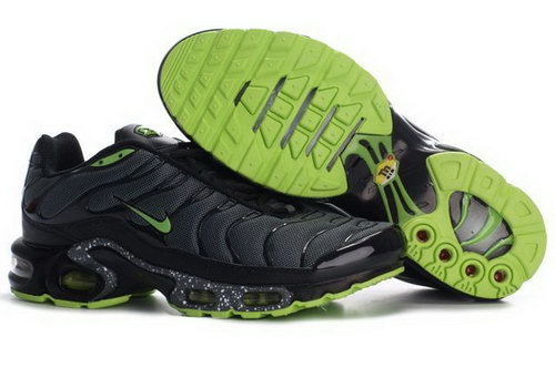 Mens Nike Air Max Tn Black Green 4 Sale